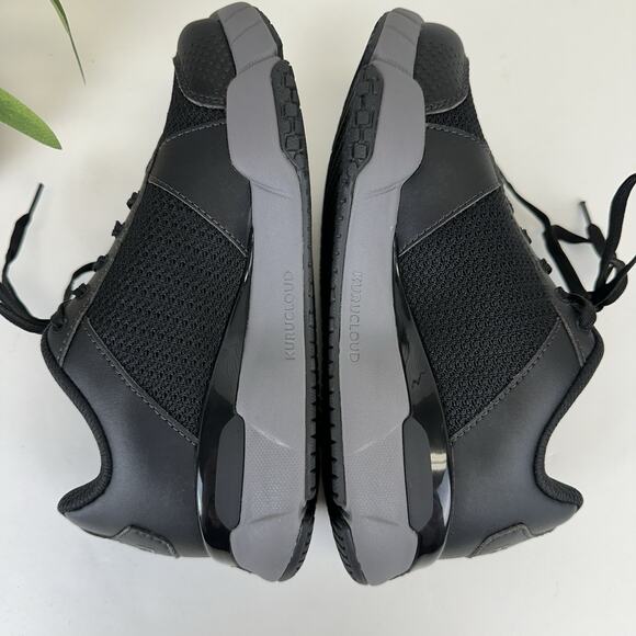 Kuru Jet Black Black Quantum Sneaker Walking Comfort Shoe Arch Support Size 5.5W - Picture 6 of 9